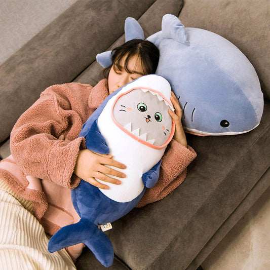 Shop Kawaii Cat Shark Plush - Stuffed Animals Goodlifebean Plushies | Stuffed Animals