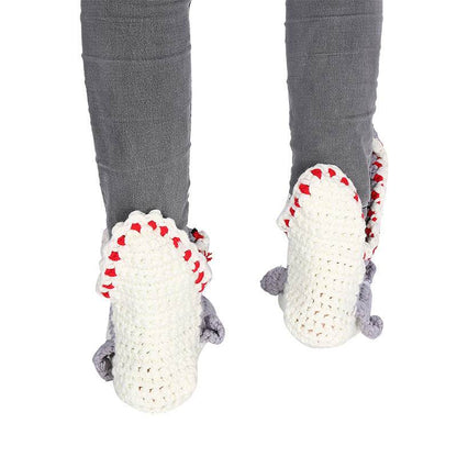 Cozy Plush Shark Socks - Goodlifebean