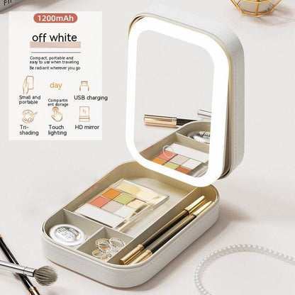 Luxe Makeup Organizer with Mirror - Goodlifebean