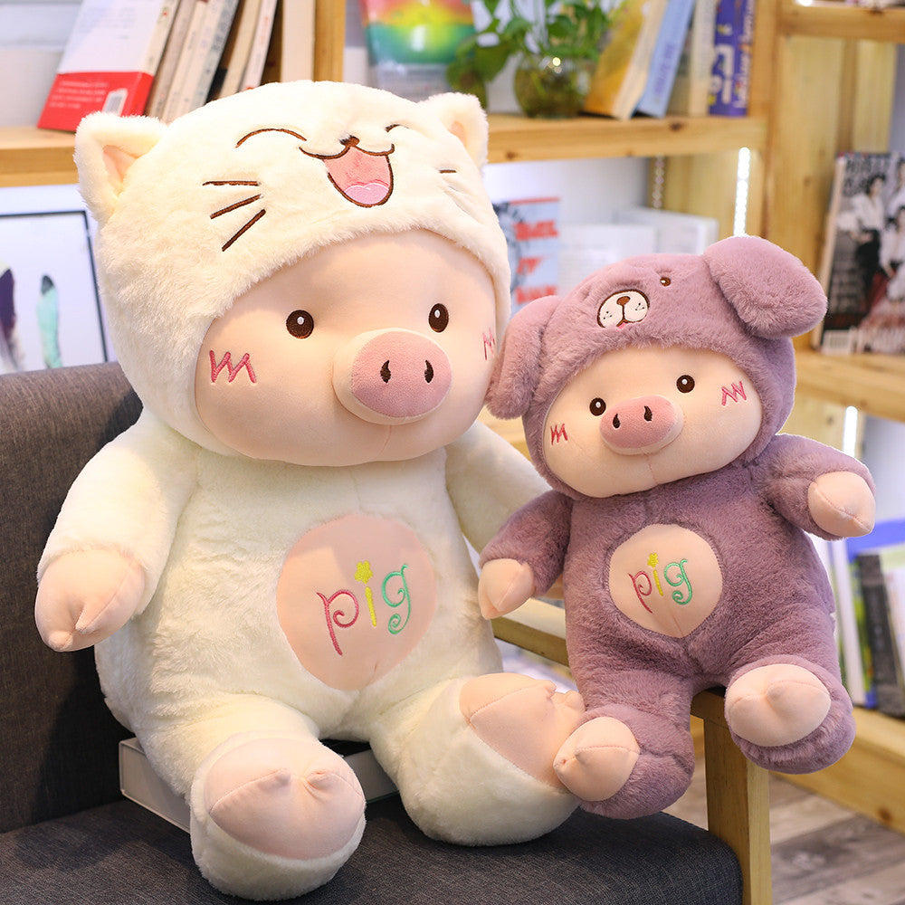 Shop Cuddly Cutie: Giant Piggy Plushie - Stuffed Animals Goodlifebean Giant Plushies