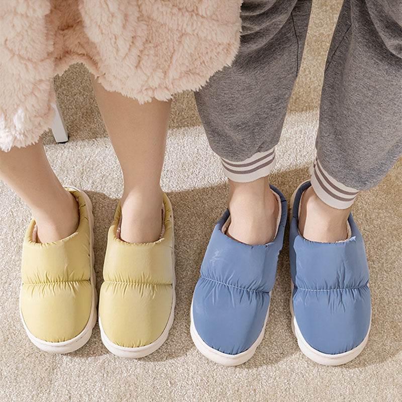 QuiltedCozy: Plush Indoor Warm Slippers - Goodlifebean