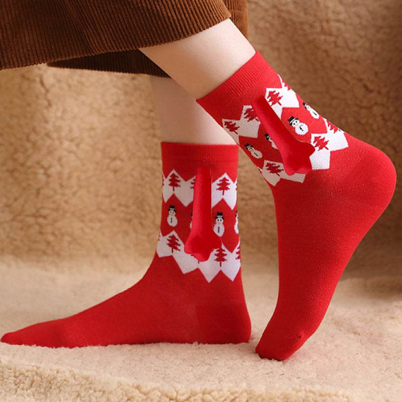 Shop Hand holding Christmas Socks - Shoes Goodlifebean Plushies | Stuffed Animals