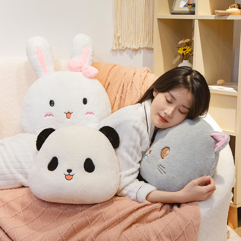 90cm Big Size Fluffy Back Cushion Huggable Sleeping Pillow