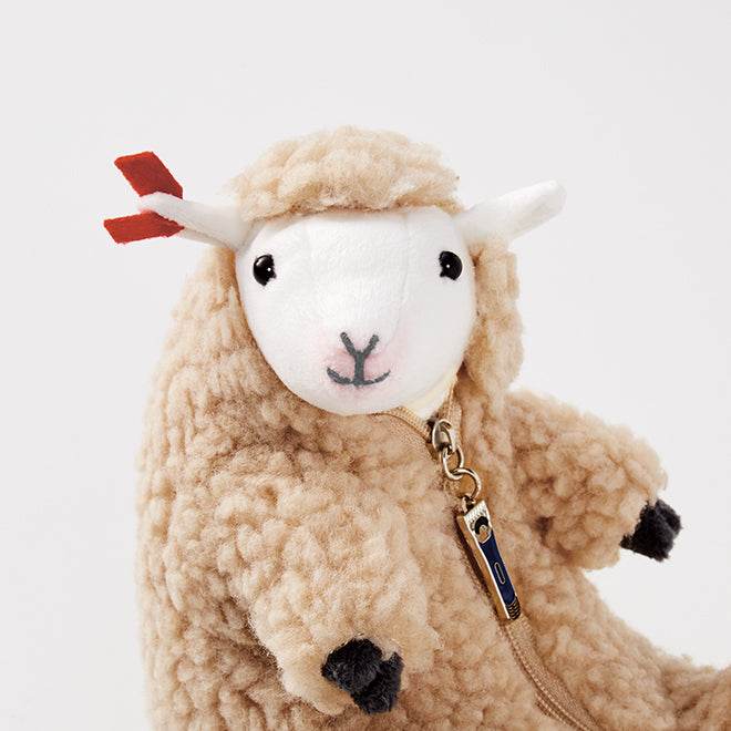 SnuggleLlama: The Cozy Alpaca Plushie with Removable Fleece Jacket