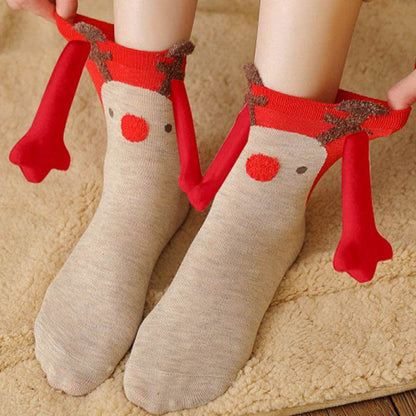 Shop Hand holding Christmas Socks - Shoes Goodlifebean Plushies | Stuffed Animals