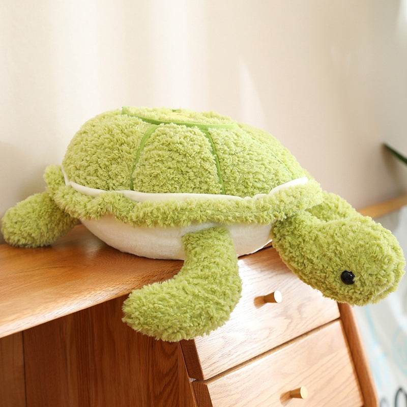Toby: Big Stuffed Turtle Plushie - Goodlifebean