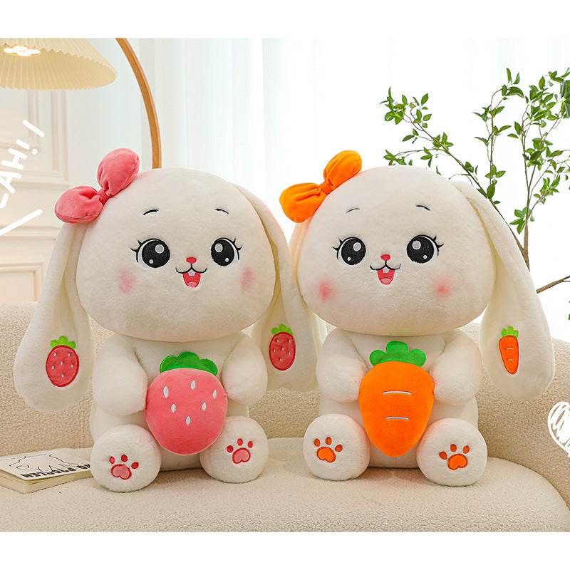 Caramel: Kawaii White Bunny Plushie.
