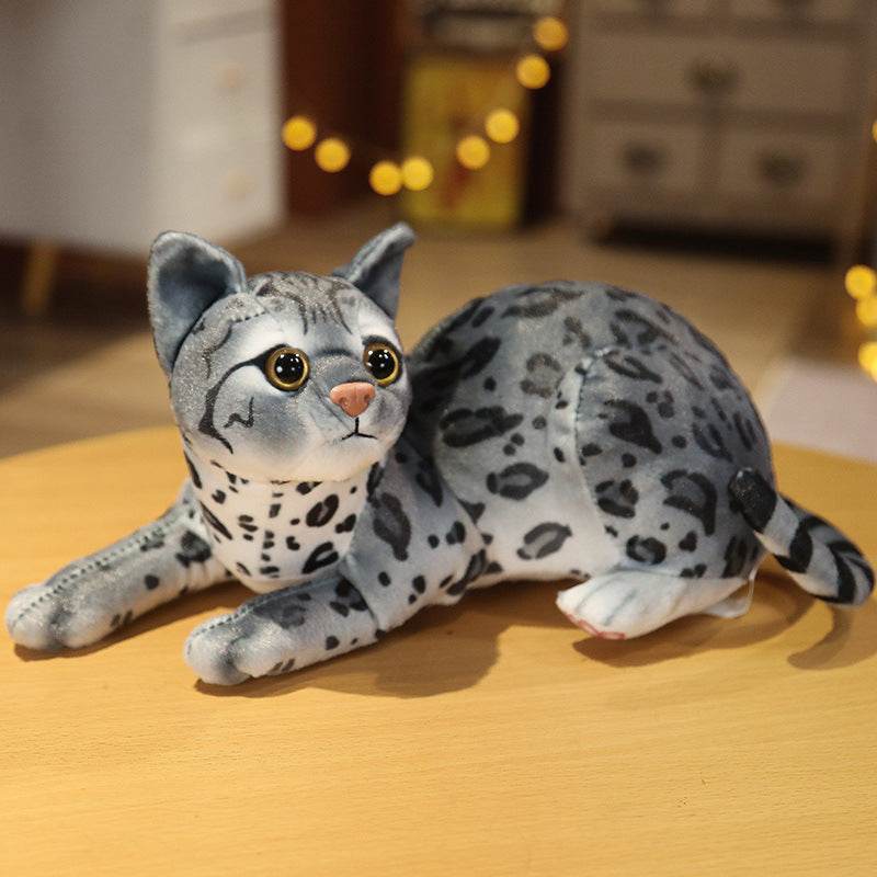 Lifelike Stuffed Cat Plush Toy - Goodlifebean