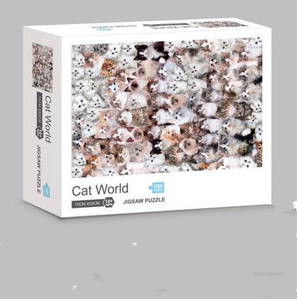 Purrplexing Delight: 1000 pieces Cat Puzzle for Adult (Impossible)