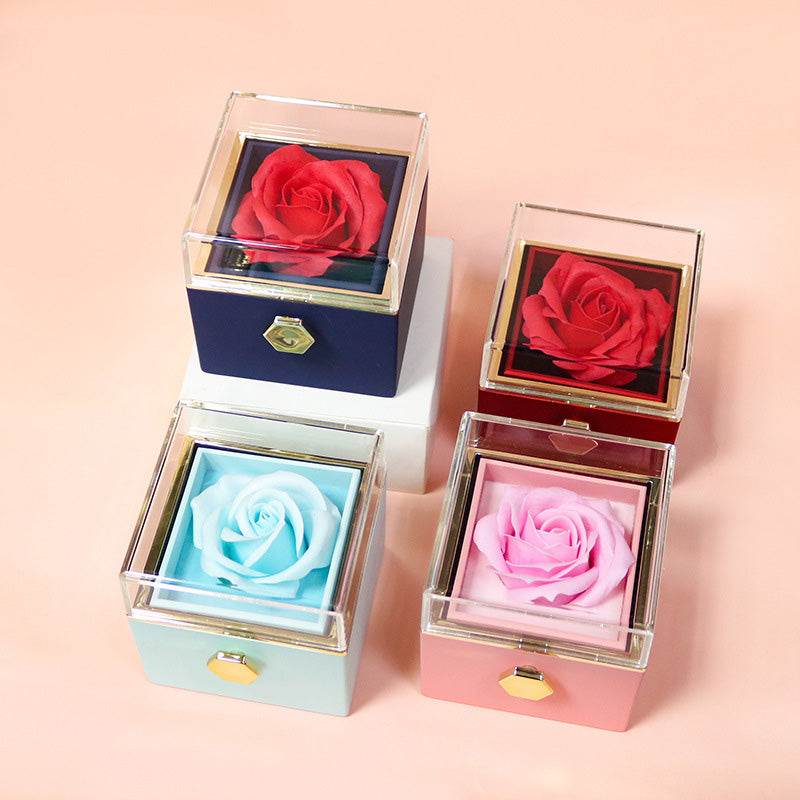 Rotating Eternal Rose Gift Box - Goodlifebean