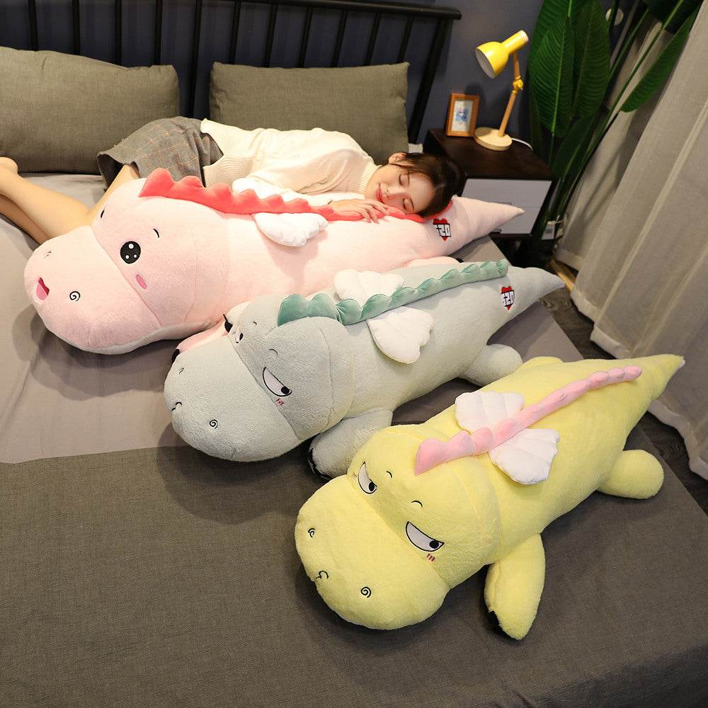 Barney: Giant Dinosaur Body Pillow Plushie (4.2ft) - Goodlifebean