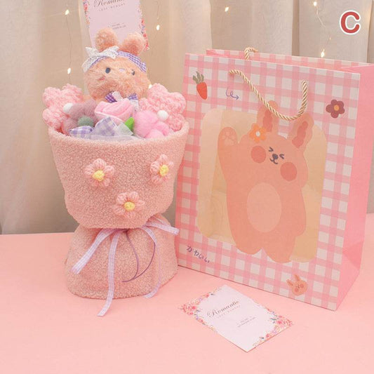 Fluffié: Kawaii Plushie Flower Bouquet - Goodlifebean
