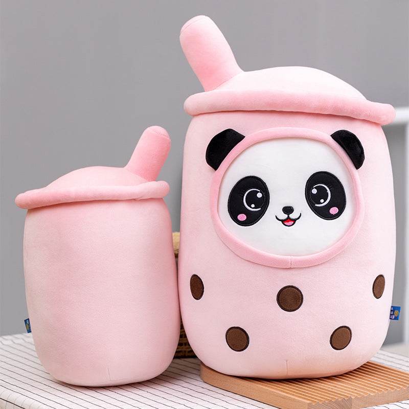 Kawaii Panda in Boba Tea Plushie | Bubble Tea Plush