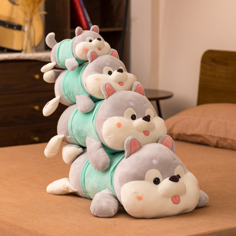 Gigi: Giant Husky Body Pillow Plushie.