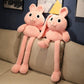 Shop Kawaii Pink Floppy Eared Stuffed Bunny Plushie - Stuffed Animals Goodlifebean Giant Plushies