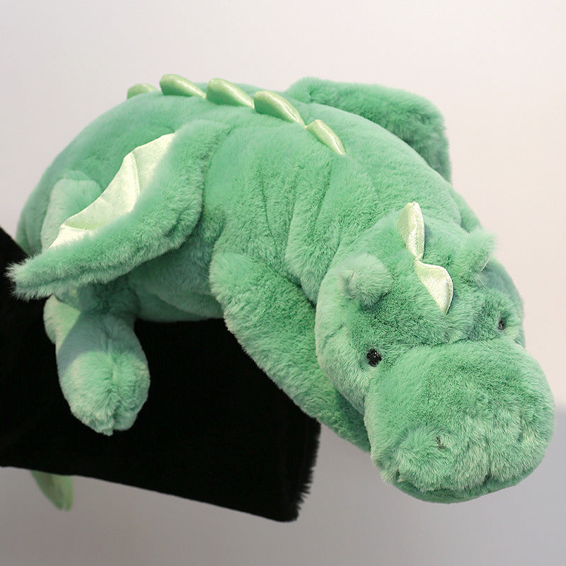 Draco: Giant Snow Dragon Plushie | Big 5ft Stuffed Animal Dragon