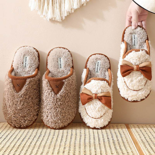 Cute Fuzzy Warm Indoor Slippers - Goodlifebean