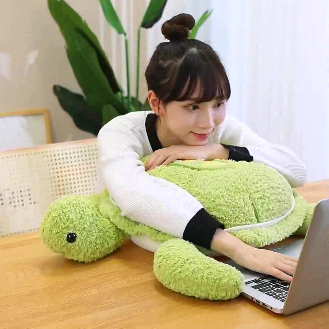 Toby: Big Stuffed Turtle Plushie - Goodlifebean