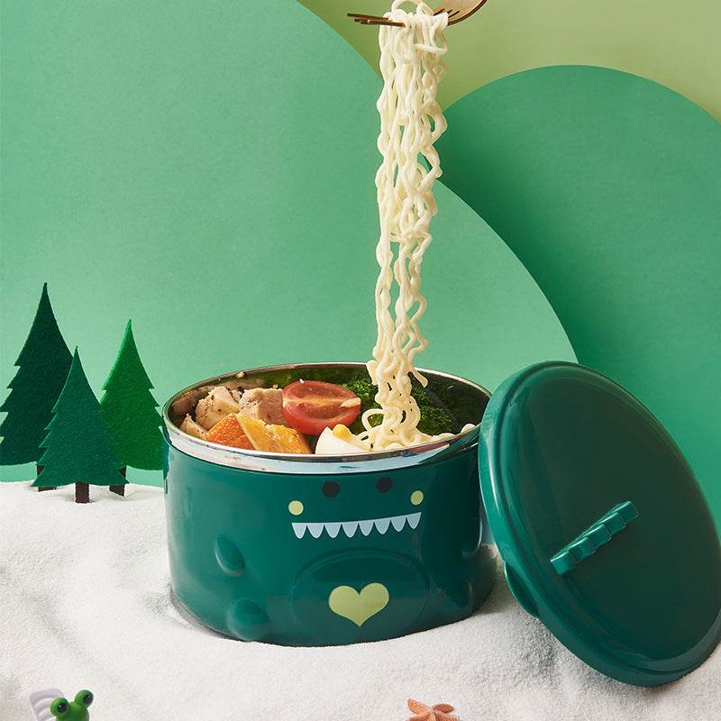 Kawaii Dino Ramen Bowl | Cute Noodle Bowls.