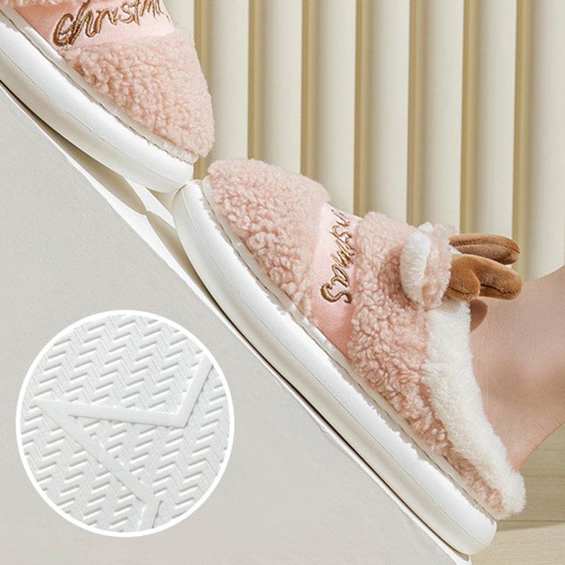 Santa's Snuggle Warm Fuzzy Slippers - Goodlifebean