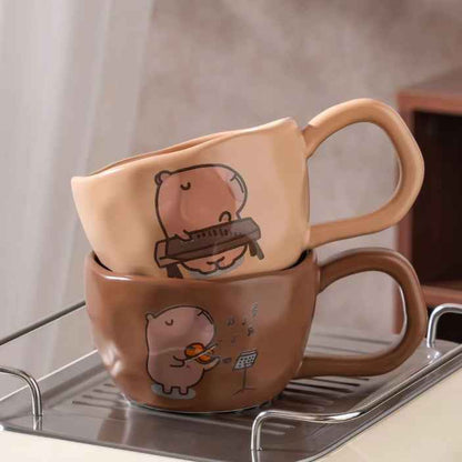 CapyBean: Kawaii Capybara Coffee Cup