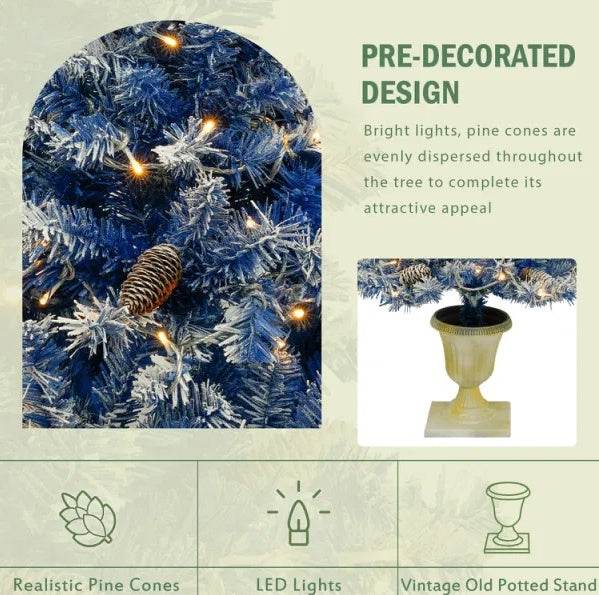 Artifical Pre-Lit Christmas Tree | 4ft - Goodlifebean