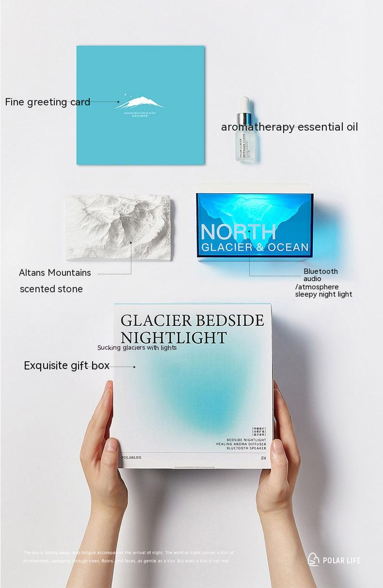 FrostAura™ Glacier Atmosphere Night Light