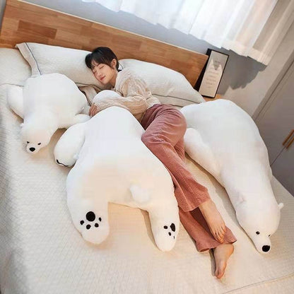 Snowy: Large Stuffed Polar Bear | 3.6ft Polar Bear - Goodlifebean