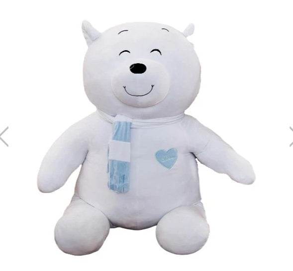 Snowpuff: Large Polar Bear Stuffed Animal - Goodlifebean