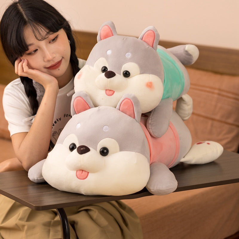 Gigi: Giant Husky Body Pillow Plushie.