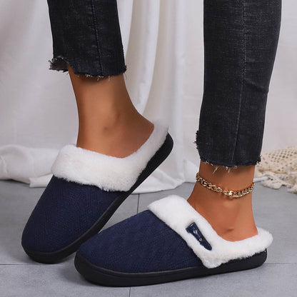 FluffKnit Cozy Plush Slippers | Fluffy Indoor Slippers - Goodlifebean
