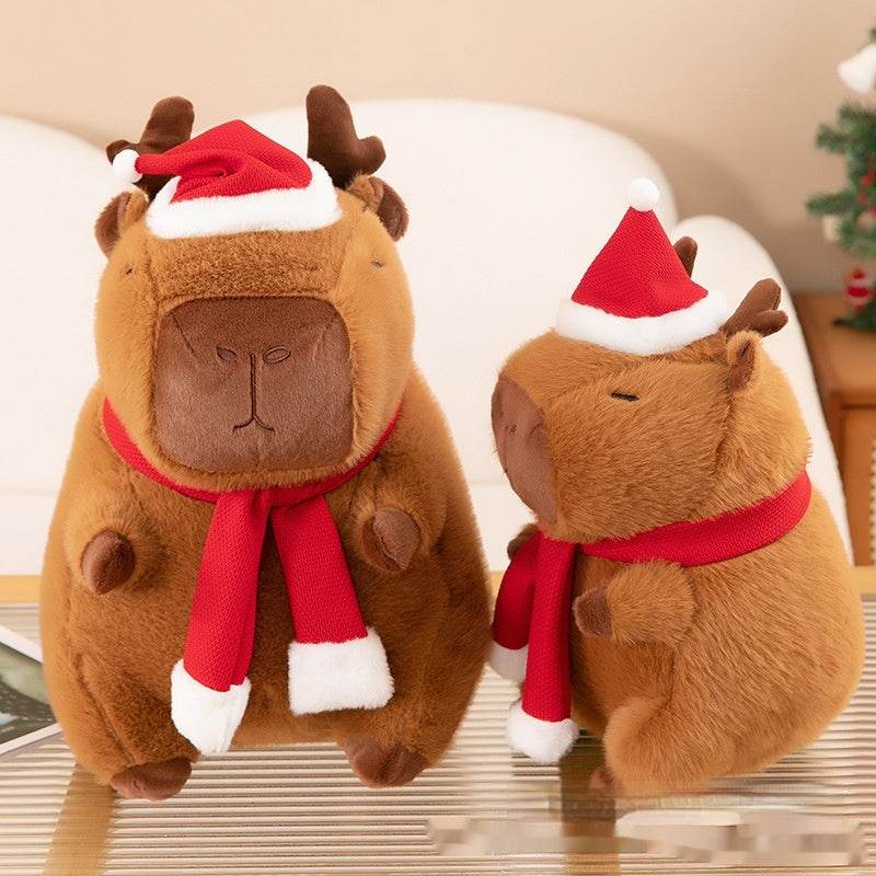 Christmas Capybara Plushie | Stuffed Animal capybara - Goodlifebean