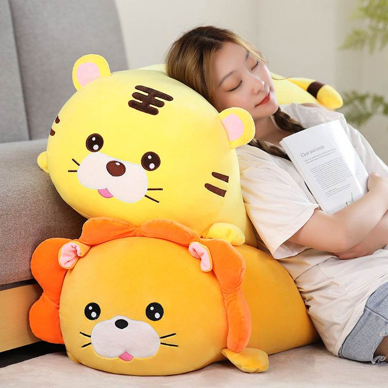 Wild Body Pillow Plush | Tiger Lion Plush - Goodlifebean