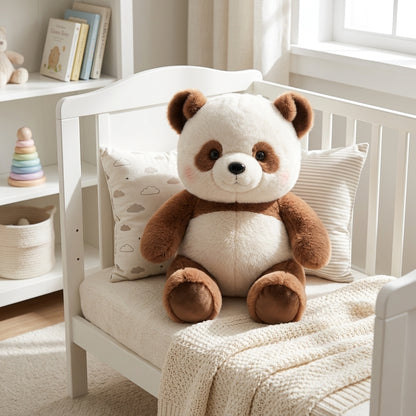 Pookie: Mini Panda Plushie | Running Panda Stuffed Animal