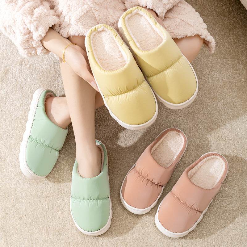 QuiltedCozy: Plush Indoor Warm Slippers - Goodlifebean