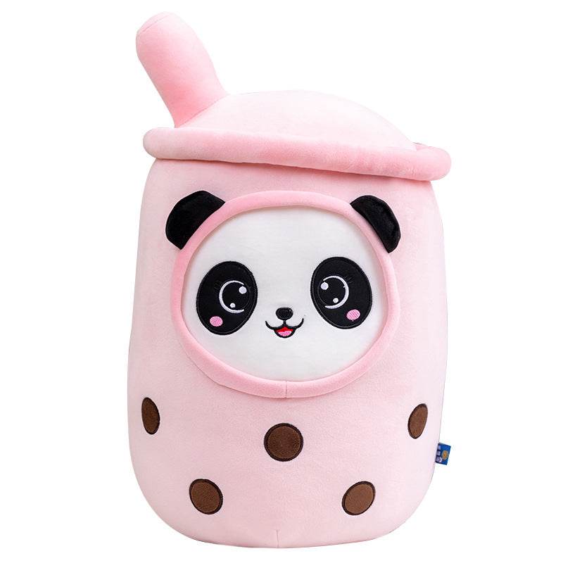 Kawaii Panda in Boba Tea Plushie | Bubble Tea Plush