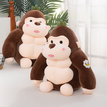 Kane: Buffed Up Gorilla Plushie | Big Gorilla Stuffed Animal