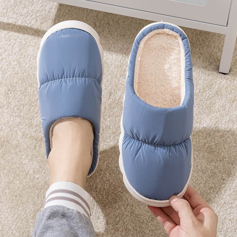 QuiltedCozy: Plush Indoor Warm Slippers - Goodlifebean