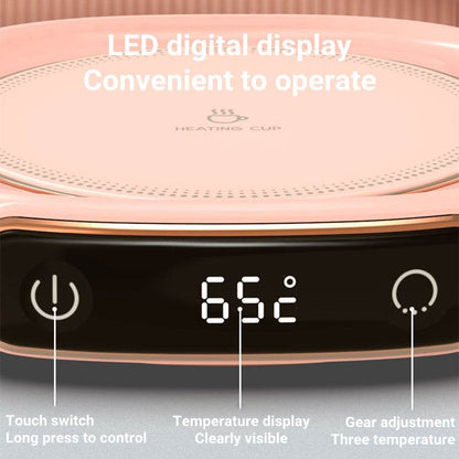 Smart Mug Warmer with LED Display