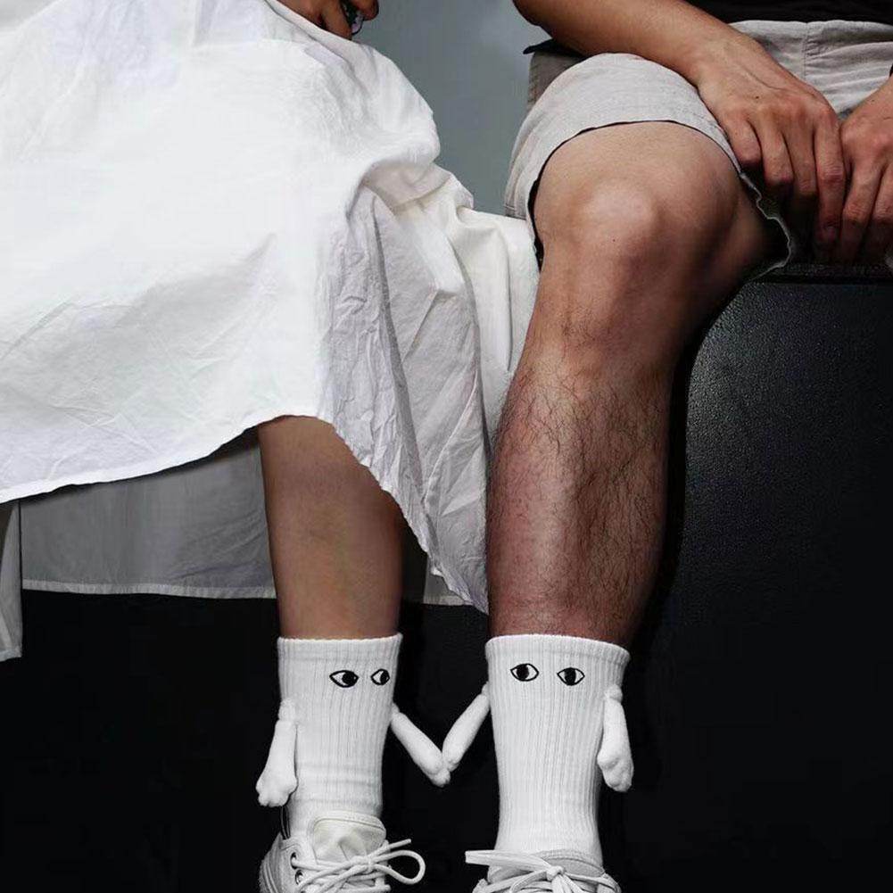 Hand In Hand Magnetic Holding Hands Socks - Goodlifebean