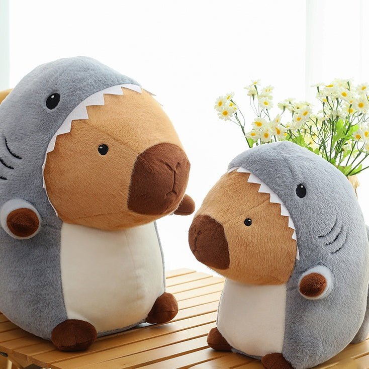 Jawsy: Massive Capybara Shark Plushie - Goodlifebean product_type