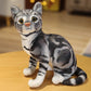 Lifelike Stuffed Cat Plush Toy