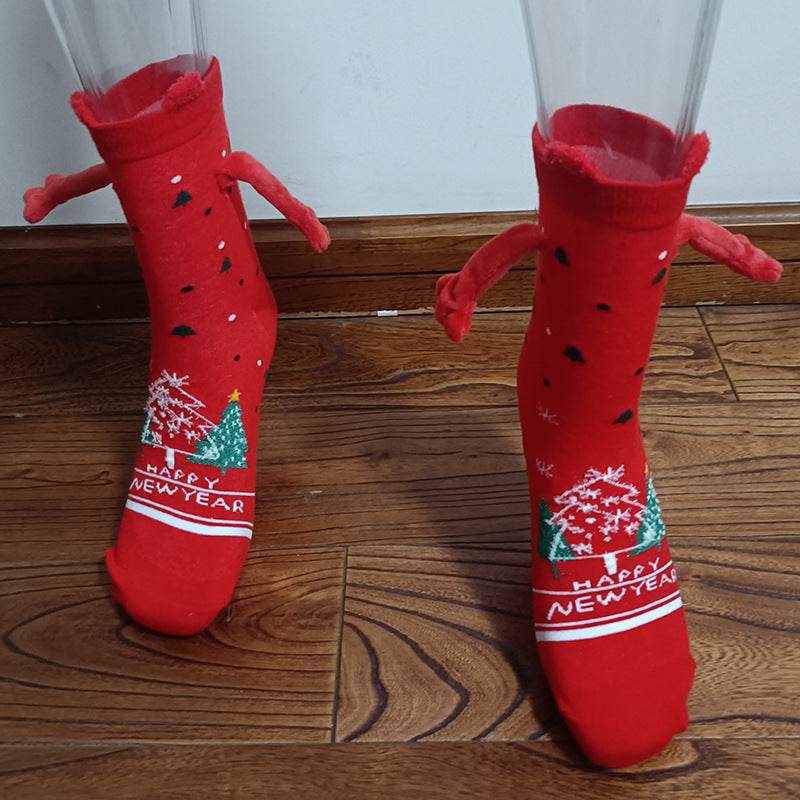 Shop Hand holding Christmas Socks - Shoes Goodlifebean Plushies | Stuffed Animals