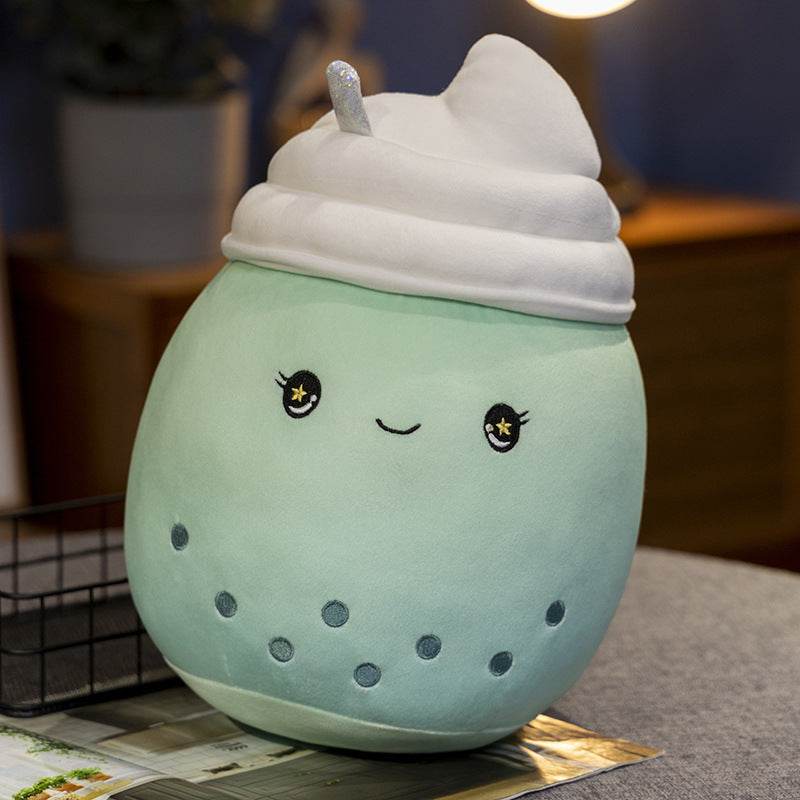Boba Ice Cream Plushie | Bubble Tea Plushie - Goodlifebean