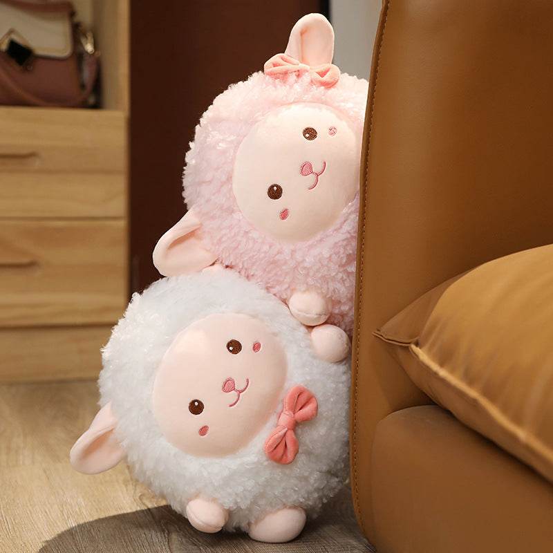 Kawaii Snuggly Sheep Plushie | Stuffed Animal Sheep - Goodlifebean