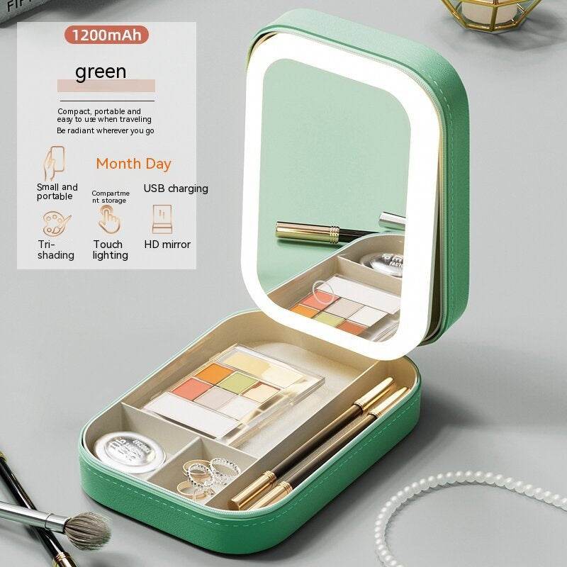 Luxe Makeup Organizer with Mirror - Goodlifebean