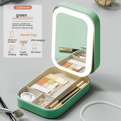 Luxe Makeup Organizer with Mirror - Goodlifebean