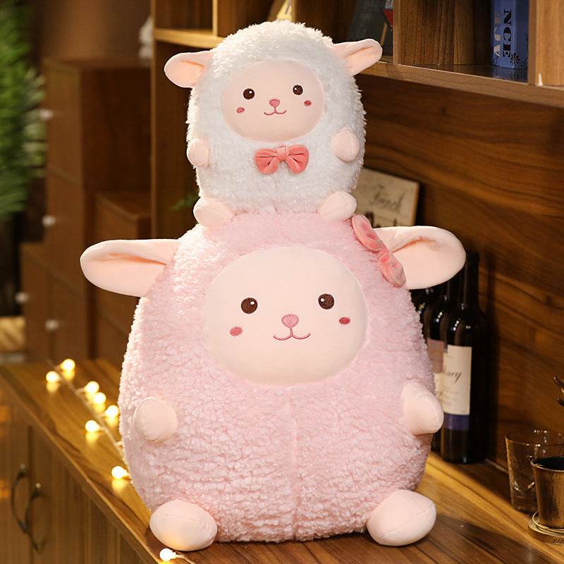 Kawaii Snuggly Sheep Plushie | Stuffed Animal Sheep - Goodlifebean