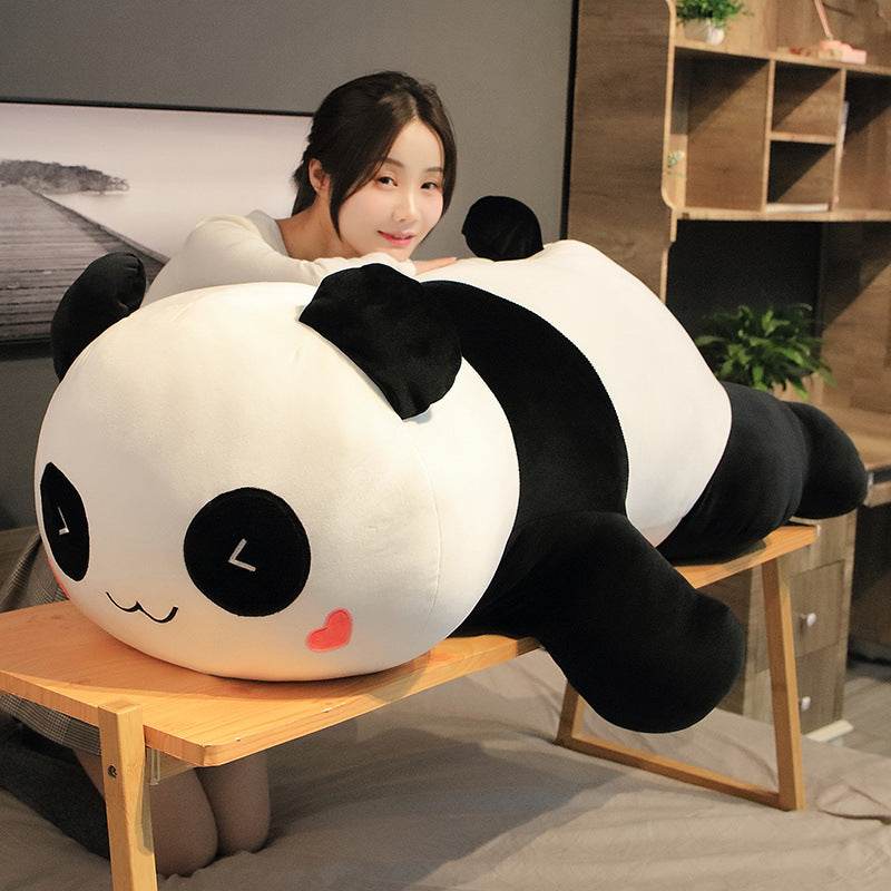 Panda Puff Plushie - Big Huggable Plushie - Goodlifebean