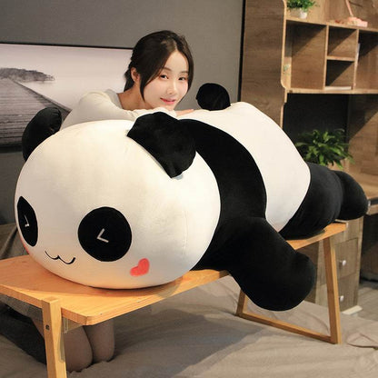 Panda Puff Plushie - Big Huggable Plushie - Goodlifebean